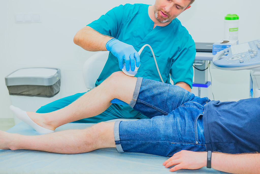 Sonographer performing an ultrasound at Bankstown Lidcombe Medical Imaging